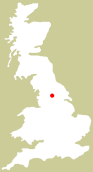 UK map with pine lodge location